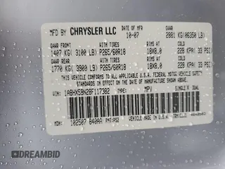 2008 Chrysler Aspen Limited z VIN 1A8HX58N28F117382, wystawiony jako Copart lot #47127695 z przebiegiem 190 599 mil mil oraz Szkoda całkowita • Salvage title. Historia ofert i sprzedaży dostępna na DreamBid. Obrazek 13.