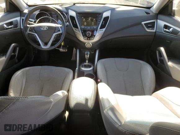 2012 Hyundai Veloster w/Gray Int with VIN KMHTC6AD9CU026260, listed as a Copart auction lot 87858115 with 89,939 mi miles and Salvage title. Bid and sale history available at DreamBid. Image 8.
