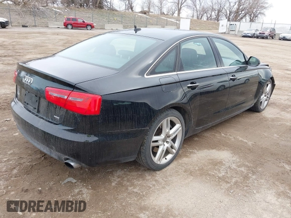 2015 Audi A6 Premium Plus with VIN WAUGFAFC0FN043105, listed as a IAAI auction lot 41844404 with 134,835 mi miles and . Bid and sale history available at DreamBid. Image 4.