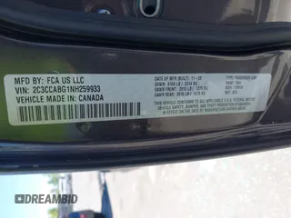2022 Chrysler 300 S with VIN 2C3CCABG1NH259933, listed as a IAAI auction lot 42056429 with 51,327 mi miles and . Bid and sale history available at DreamBid. Image 9.