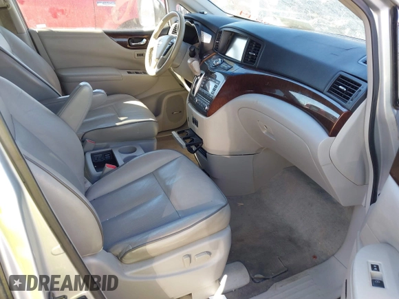 2014 Nissan Quest S with VIN JN8AE2KP6E9100574, listed as a IAAI auction lot 41658656 with 137,335 mi miles. Bid and sale history available at carsss.com. Image 5.