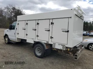 2019 Ford Econoline Commercial with VIN 1FDXE4FS1KDC07794, listed as a Copart auction lot 53610655 with 145,265 mi miles and Clean Title. Bid and sale history available at DreamBid. Image 2.