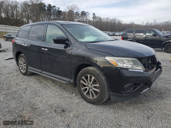 2014 Nissan Pathfinder S with VIN 5N1AR2MM9EC722474, listed as a Copart auction lot 47622235 with 97,428 mi miles and Salvage Title. Bid and sale history available at carsss.com. Image 4.