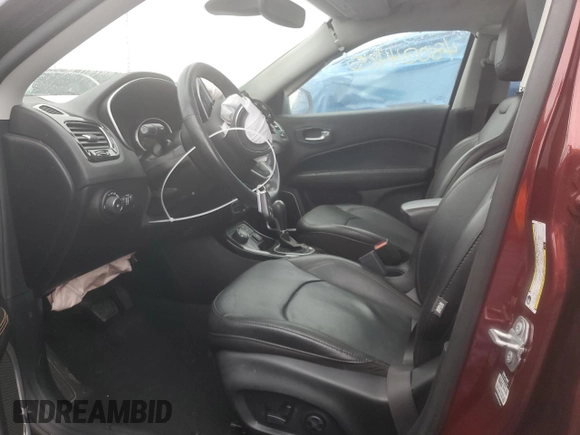 2020 Jeep Compass Limited with VIN 3C4NJDCB6LT167512, listed as a Copart auction lot 48034425 with 50,183 mi miles and Non repairable. Bid and sale history available at DreamBid. Image 7.