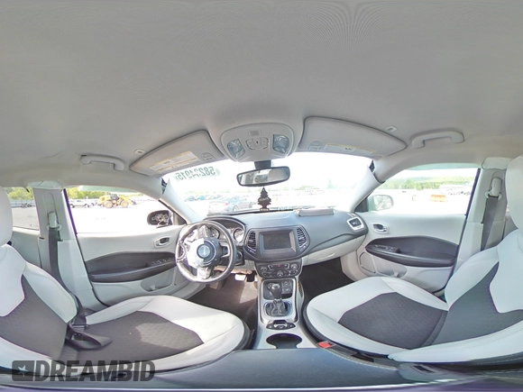 2019 Jeep Compass Latitude with VIN 3C4NJDBB1KT647036, listed as a Copart auction lot 58234915 with Not provided miles and Salvage title. Bid and sale history available at DreamBid. Image 15.
