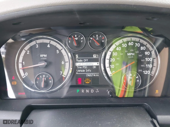 2012 Ram 1500 Outdoorsman with VIN 1C6RD7LTXCS243387, listed as a IAAI auction lot 41664653 with 196,574 mi miles. Bid and sale history available at carsss.com. Image 7.