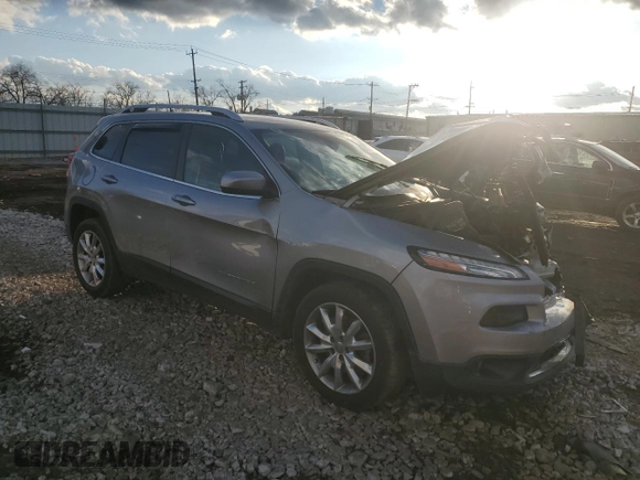 2017 Jeep Cherokee Limited with VIN 1C4PJLDBXHW522183, listed as a Copart auction lot 47146775 with 137,869 mi miles and Salvage Title. Bid and sale history available at carsss.com. Image 4.