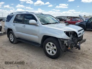 2005 Toyota 4Runner SR5 with VIN JTEBT14R658023043, listed as a Copart auction lot 55941145 with 126,757 mi miles and Salvage Title. Bid and sale history available at DreamBid. Image 4.