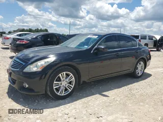 2011 Infiniti G25 Journey z VIN JN1DV6AP5BM831297, wystawiony jako Copart lot #55356125 z przebiegiem 241 663 mil mil oraz Czysty tytuł • Clean title. Historia ofert i sprzedaży dostępna na DreamBid. Obrazek 1.