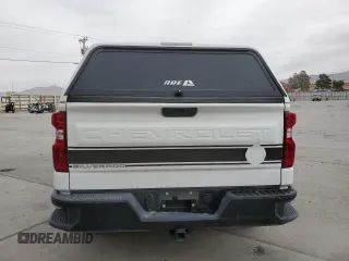 2021 Chevrolet Silverado 1500 Work Truck with VIN 3GCUYAEF3MG207027, listed as a Copart auction lot 42753865 with 15,844 mi miles and Salvage Title. Bid and sale history available at DreamBid. Image 6.