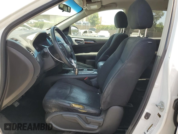 2015 Nissan Pathfinder S with VIN 5N1AR2MNXFC682500, listed as a Copart auction lot 61003095 with 105,754 mi miles and Salvage title. Bid and sale history available at DreamBid. Image 7.