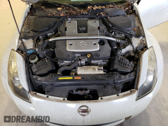 2007 Nissan 350Z with VIN JN1BZ34D97M500144, listed as a Copart auction lot 39579634 with 106,650 mi miles and Clean Title. Bid and sale history available at DreamBid. Image 11.