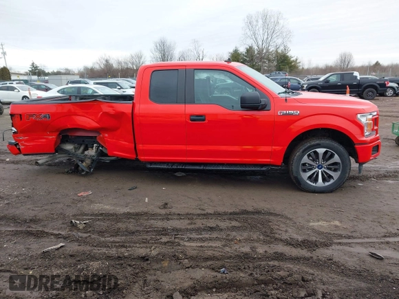 2020 Ford F-150 XL with VIN 1FTEX1EP0LFC31673, listed as a IAAI auction lot 41509569 with 55,048 mi miles. Bid and sale history available at carsss.com. Image 13.