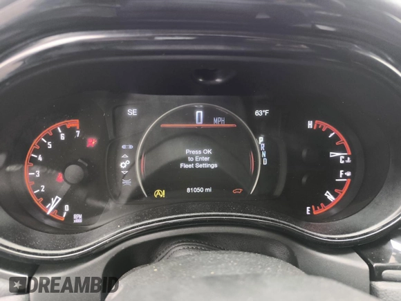 2022 Dodge Durango Special Service with VIN 1C4RDJFG0NC136916, listed as a Copart auction lot 63431835 with 81,050 mi miles and Salvage title. Bid and sale history available at DreamBid. Image 8.