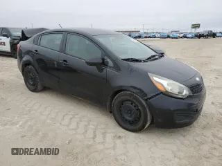 2014 Kia Rio LX with VIN KNADM4A32E6400150, listed as a Copart auction lot 43740215 with 168,310 mi miles and Salvage Title. Bid and sale history available at carsss.com. Image 4.