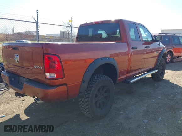 2013 Ram 1500 Express with VIN 1C6RR7FT3DS676354, listed as a IAAI auction lot 41990983 with 142,275 mi miles and . Bid and sale history available at DreamBid. Image 4.