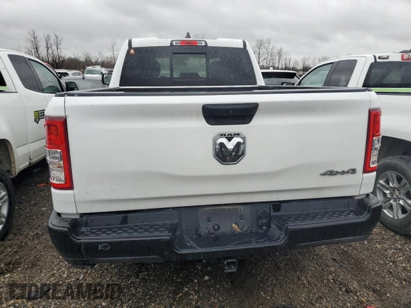 2020 Ram 1500 Tradesman with VIN 1C6RRFCG0LN333080, listed as a Copart auction lot 82319744 with 90,733 mi miles and Salvage title. Bid and sale history available at DreamBid. Image 6.