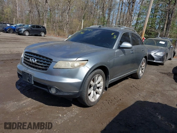 2005 Infiniti FX z VIN JNRAS08W85X218158, wystawiony jako IAAI lot #41991927 z przebiegiem 266 791 mil mil oraz . Historia ofert i sprzedaży dostępna na DreamBid. Obrazek 2.