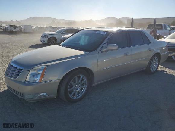 2007 Cadillac DTS Performance with VIN 1G6KD57907U187194, listed as a Copart auction lot 79310374 with 108,144 mi miles and Salvage Title. Bid and sale history available at carsss.com. Image 1.