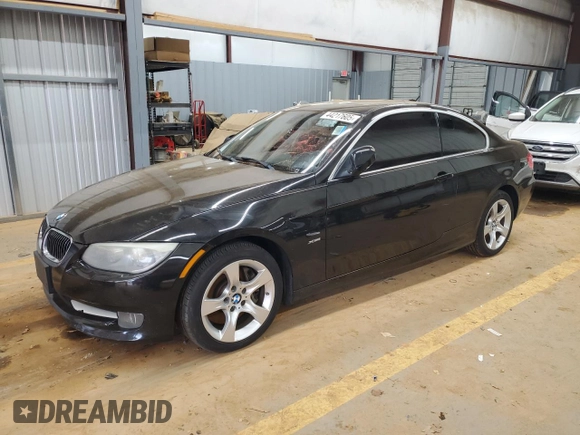 2011 BMW 3 Series 335i xDrive with VIN WBAKF9C57BE619538, listed as a Copart auction lot 44217605 with 152,432 mi miles and Clean Title. Bid and sale history available at carsss.com. Image 1.