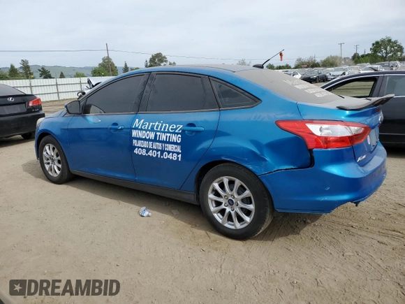 2013 Ford Focus SE with VIN 1FADP3F27DL132187, listed as a Copart auction lot 53324805 with 134,556 mi miles and Salvage Title. Bid and sale history available at carsss.com. Image 2.