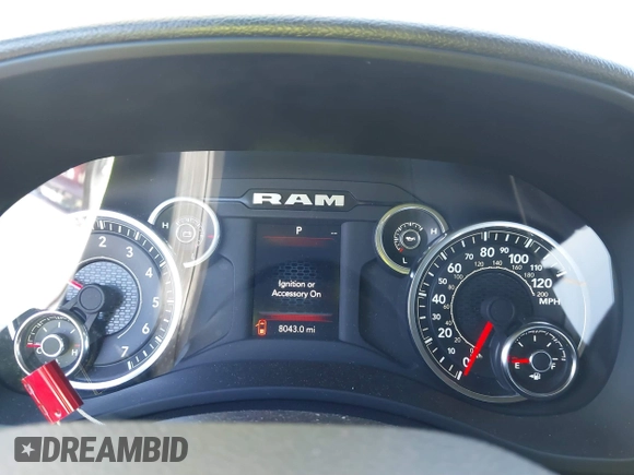 2024 Ram 2500 Tradesman с VIN 3C6UR5CJ7RG264311, выставлен на аукционе IAAI как лот 41761181 с пробегом 8 043 миль миль и . История ставок и продаж доступна на DreamBid. Изображение 7.