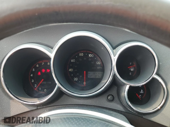2006 Pontiac Vibe with VIN 5Y2SL65806Z403725, listed as a Copart auction lot 59271995 with 184,784 mi miles and Salvage title. Bid and sale history available at DreamBid. Image 9.