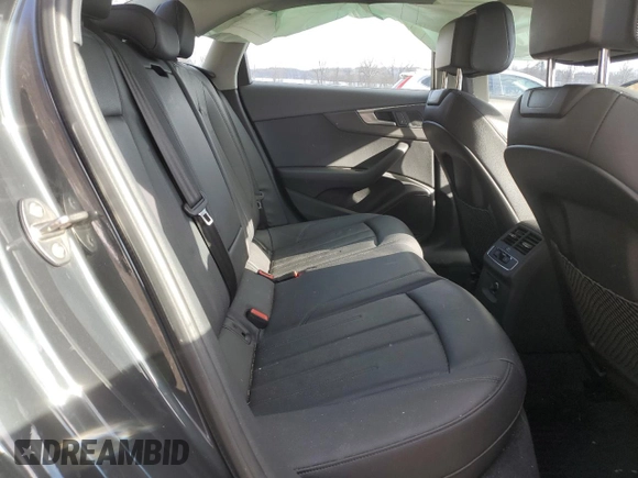 2018 Audi A4 Premium with VIN WAUDNAF46JA143840, listed as a Copart auction lot 45106615 with 0 mi miles and Salvage Title. Bid and sale history available at carsss.com. Image 10.