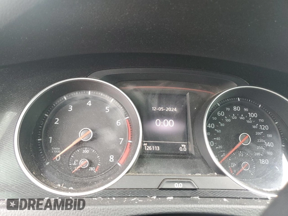 2015 Volkswagen Golf GTI SE with VIN 3VW5T7AU4FM047087, listed as a Copart auction lot 84506894 with 126,113 mi miles and Salvage Title. Bid and sale history available at carsss.com. Image 9.