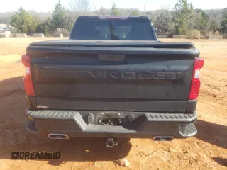 2021 Chevrolet Silverado 1500 RST with VIN 1GCUYEET7MZ394429, listed as a Copart auction lot 41512345 with 50,723 mi miles and Salvage Title. Bid and sale history available at carsss.com. Image 6.
