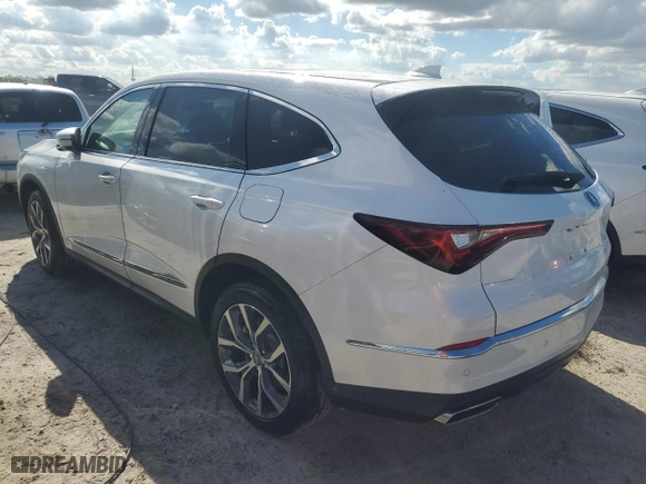 2024 Acura MDX w/Technology Package with VIN 5J8YD9H4XRL006548, listed as a Copart auction lot 76992134 with 6,800 mi miles and Non Repairable. Bid and sale history available at carsss.com. Image 2.