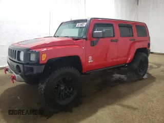 2007 Hummer H3 SUV with VIN 5GTDN13E878141547, listed as a Copart auction lot 61927114 with 162,766 mi miles and Clean Title. Bid and sale history available at carsss.com. Image 1.