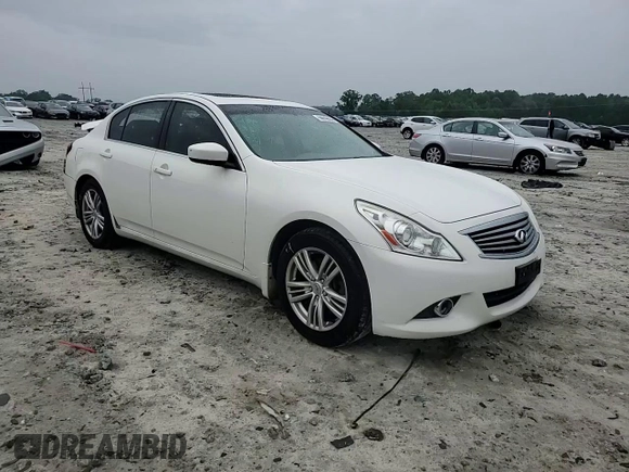 2012 Infiniti G25 Journey with VIN JN1DV6AP2CM812370, listed as a Copart auction lot 56016535 with 163,502 mi miles and Salvage title. Bid and sale history available at DreamBid. Image 13.