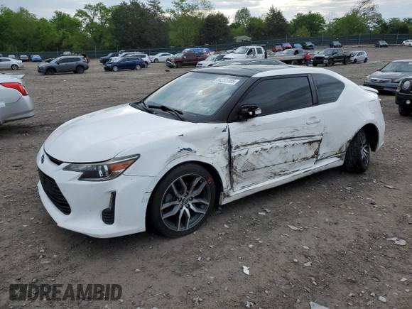 2014 Scion tC z VIN JTKJF5C70E3084411, wystawiony jako Copart lot #54255385 z przebiegiem 152 715 mil mil oraz Szkoda całkowita • Salvage title. Historia ofert i sprzedaży dostępna na DreamBid. Obrazek 1.