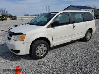2009 Dodge Grand Caravan SE with VIN 2D8HN44E09R664157, listed as a Copart auction lot 53112595 with 138,284 mi miles and Salvage Title. Bid and sale history available at carsss.com. Image 1.
