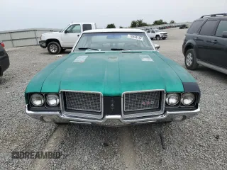 1972 Oldsmobile Cutlass with VIN 3G87H2M101964, listed as a Copart auction lot 70458154 with 25,469 mi miles and Salvage Title. Bid and sale history available at DreamBid. Image 5.