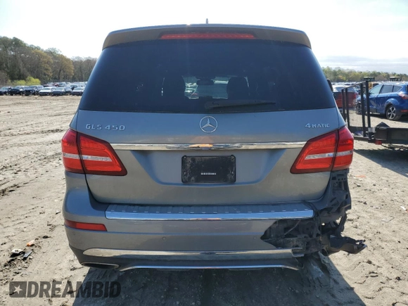2017 Mercedes-Benz GLS with VIN 4JGDF6EE7HA768874, listed as a Copart auction lot 52152185 with 133,738 mi miles and Salvage Title. Bid and sale history available at carsss.com. Image 6.