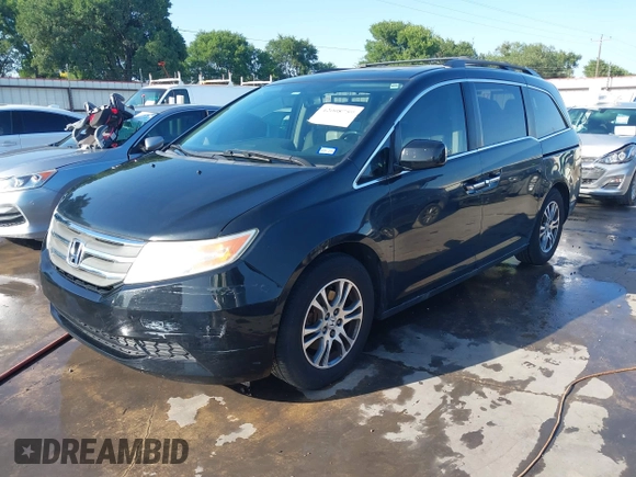 2013 Honda Odyssey EX-L with VIN 5FNRL5H6XDB090768, listed as a IAAI auction lot 42008759 with 116,052 mi miles and . Bid and sale history available at carsss.com. Image 21.