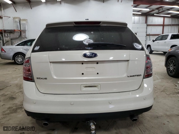 2008 Ford Edge Limited with VIN 2FMDK39C68BA32483, listed as a Copart auction lot 47642435 with 215,359 mi miles and Salvage Title. Bid and sale history available at carsss.com. Image 6.