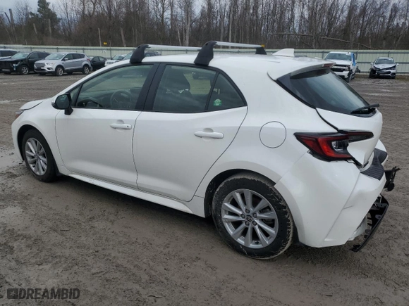 2024 Toyota Corolla Hatchback SE with VIN JTND4MBE3R3215322, listed as a Copart auction lot 52780805 with 5,281 mi miles and Salvage Title. Bid and sale history available at carsss.com. Image 2.