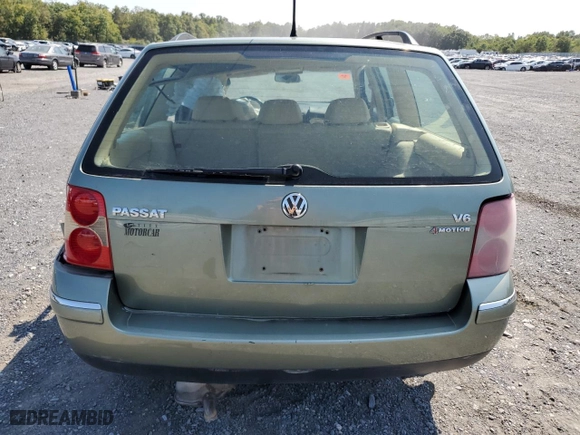 2003 Volkswagen Passat GLX with VIN WVWYH63B23E326238, listed as a Copart auction lot 70220704 with 167,857 mi miles and Salvage Title. Bid and sale history available at carsss.com. Image 6.