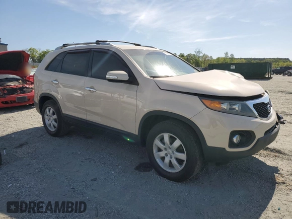2011 Kia Sorento LX with VIN 5XYKT4A1XBG089359, listed as a Copart auction lot 53356905 with 141,407 mi miles and Salvage Title. Bid and sale history available at DreamBid. Image 4.
