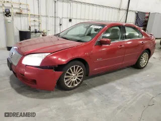 2007 Mercury Milan Premier with VIN 3MEHM02147R637477, listed as a Copart auction lot 83081434 with 105,531 mi miles and Salvage Title. Bid and sale history available at carsss.com. Image 1.