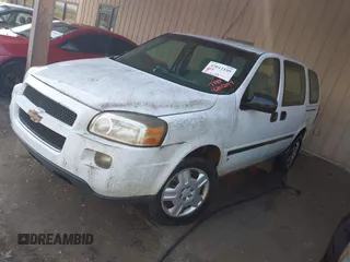 2006 Chevrolet Uplander LS Fleet z VIN 1GBDV13L26D228134, wystawiony jako IAAI lot #42012199 z przebiegiem 280 543 mil mil oraz . Historia ofert i sprzedaży dostępna na DreamBid. Obrazek 2.