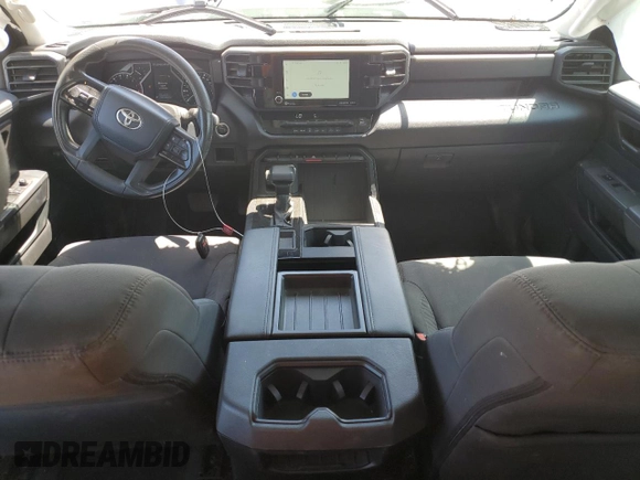 2023 Toyota Tundra SR with VIN 5TFKB5AA9PX025228, listed as a Copart auction lot 57645305 with 45,111 mi miles and Salvage title. Bid and sale history available at DreamBid. Image 8.