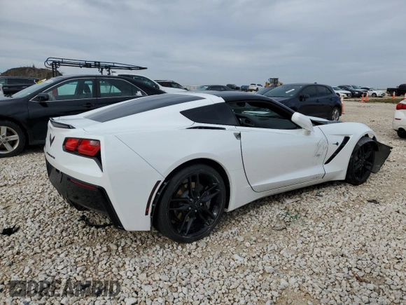 2018 Chevrolet Corvette 2LT with VIN 1G1YD2D70J5101448, listed as a Copart auction lot 43195995 with 34,473 mi miles and Salvage Title. Bid and sale history available at DreamBid. Image 3.