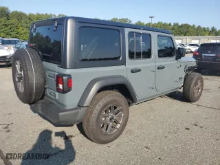 2024 Jeep Wrangler Sport with VIN 1C4PJXDG3RW244585, listed as a Copart auction lot 71541914 with 5,279 mi miles and Salvage Title. Bid and sale history available at carsss.com. Image 3.