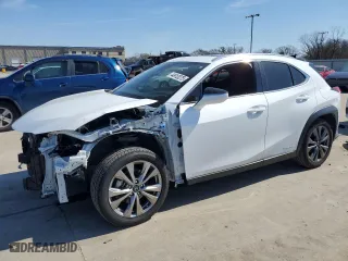 2021 Lexus UX with VIN JTHR9JBH8M2051017, listed as a Copart auction lot 44913275 with 0 mi miles and Salvage Title. Bid and sale history available at carsss.com. Image 1.