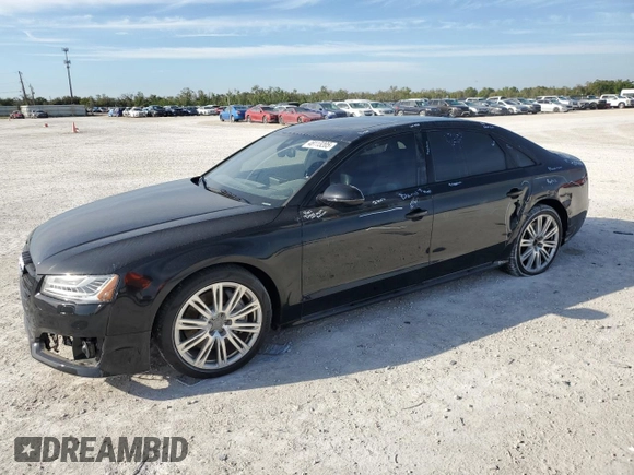 2017 Audi A8 Sport z VIN WAU43AFD9HN019845, wystawiony jako Copart lot #48113205 z przebiegiem 65 434 mil mil oraz Szkoda całkowita • Salvage title. Historia ofert i sprzedaży dostępna na DreamBid. Obrazek 1.