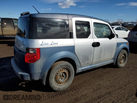 2006 Honda Element with VIN 5J6YH17206L800176, listed as a Copart auction lot 46450174 with 334,751 mi miles and Salvage Title. Bid and sale history available at DreamBid. Image 3.